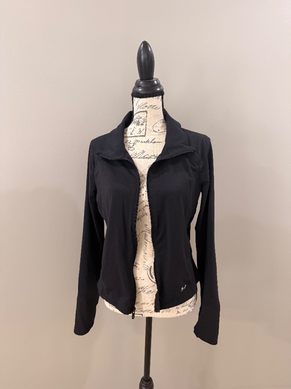 Under Armour Black Full-Zip Athletic Jacket
